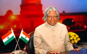 Dr. A.P.J. Abdul Kalam serving as the 11th President of India at Rashtrapati Bhavan