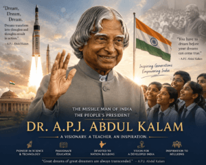 Dr. A.P.J. Abdul Kalam legacy AI tribute illustration