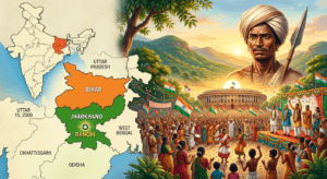 Formation of Jharkhand as India's 28th state on 15 November 2000.