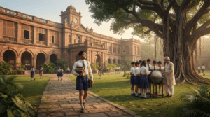 Young Subhas Chandra Bose at Ravenshaw Collegiate School in Cuttack