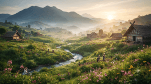 Dzukou Valley, traditional Naga heritage, and scenic landscapes representing the cultural and natural heritage of Nagaland.