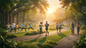 Regular physical activity helps improve heart health, build strength, and boost overall well-being.Daily Health Tips