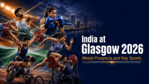 Generic Indian athletes in athletics, boxing, weightlifting and Para sports at Glasgow 2026