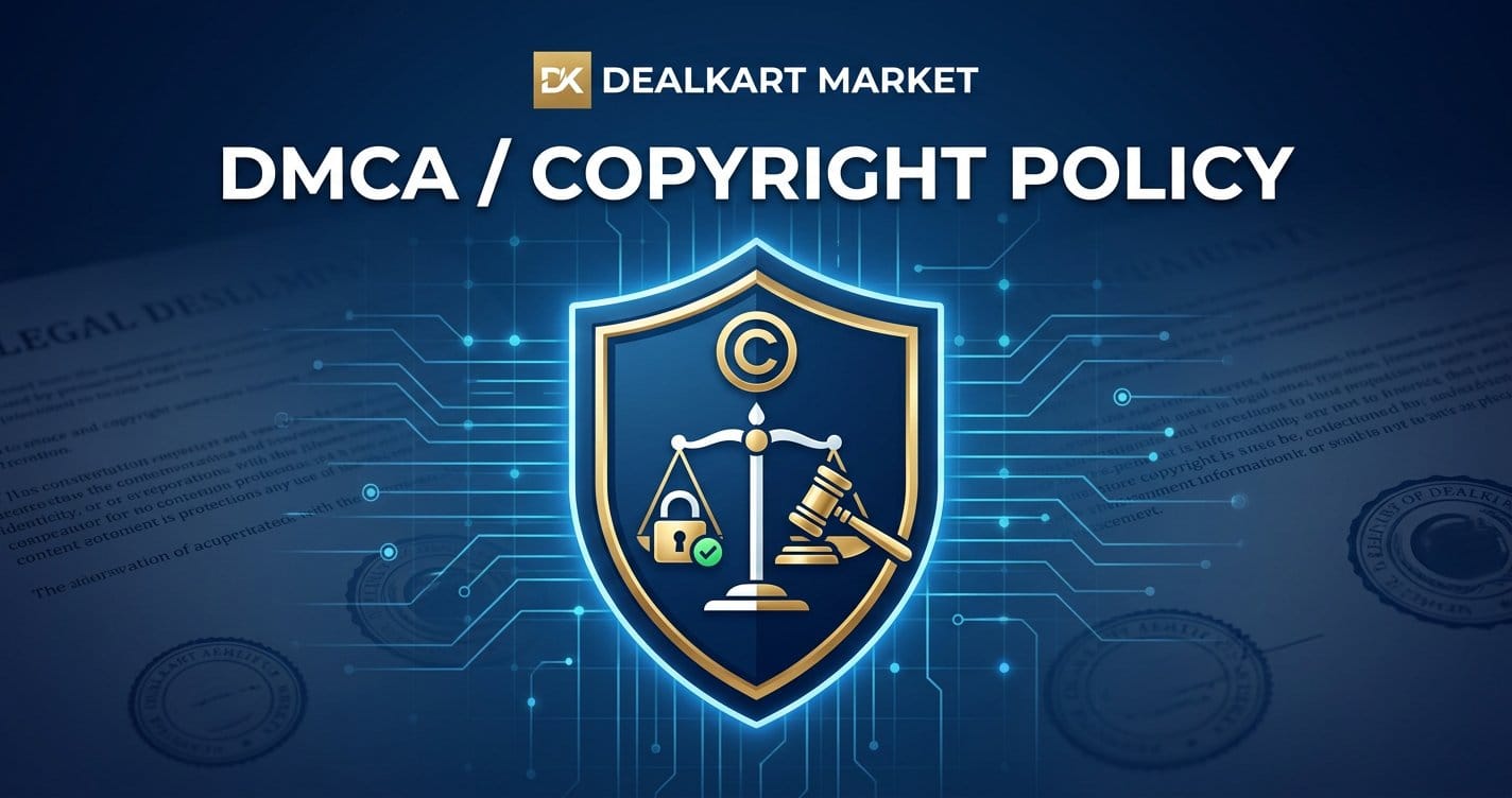 DMCA Copyright Policy - DealKart Market Official Legal Notice for Content Protection