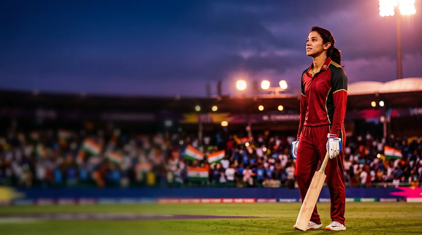 Smriti Mandhana, India's record-breaking left-handed opening batter